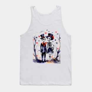 Happy Halloween: Halloween Skeletons in Love 2 Tank Top